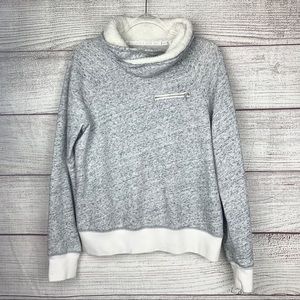 Abercrombie & Fitch Fleece Collar Sweatshirt